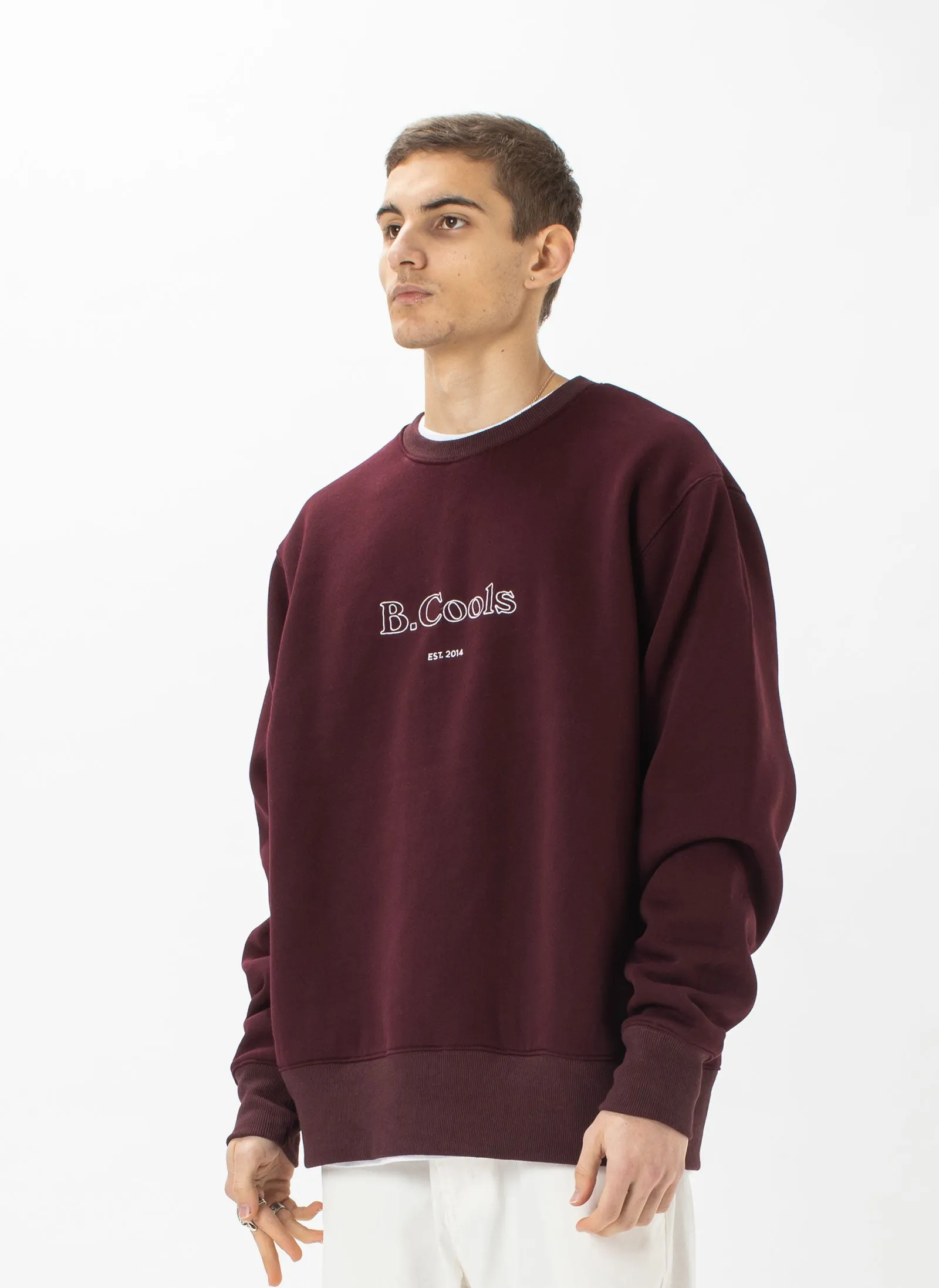 Heritage Crew Sweatshirt Oxblood