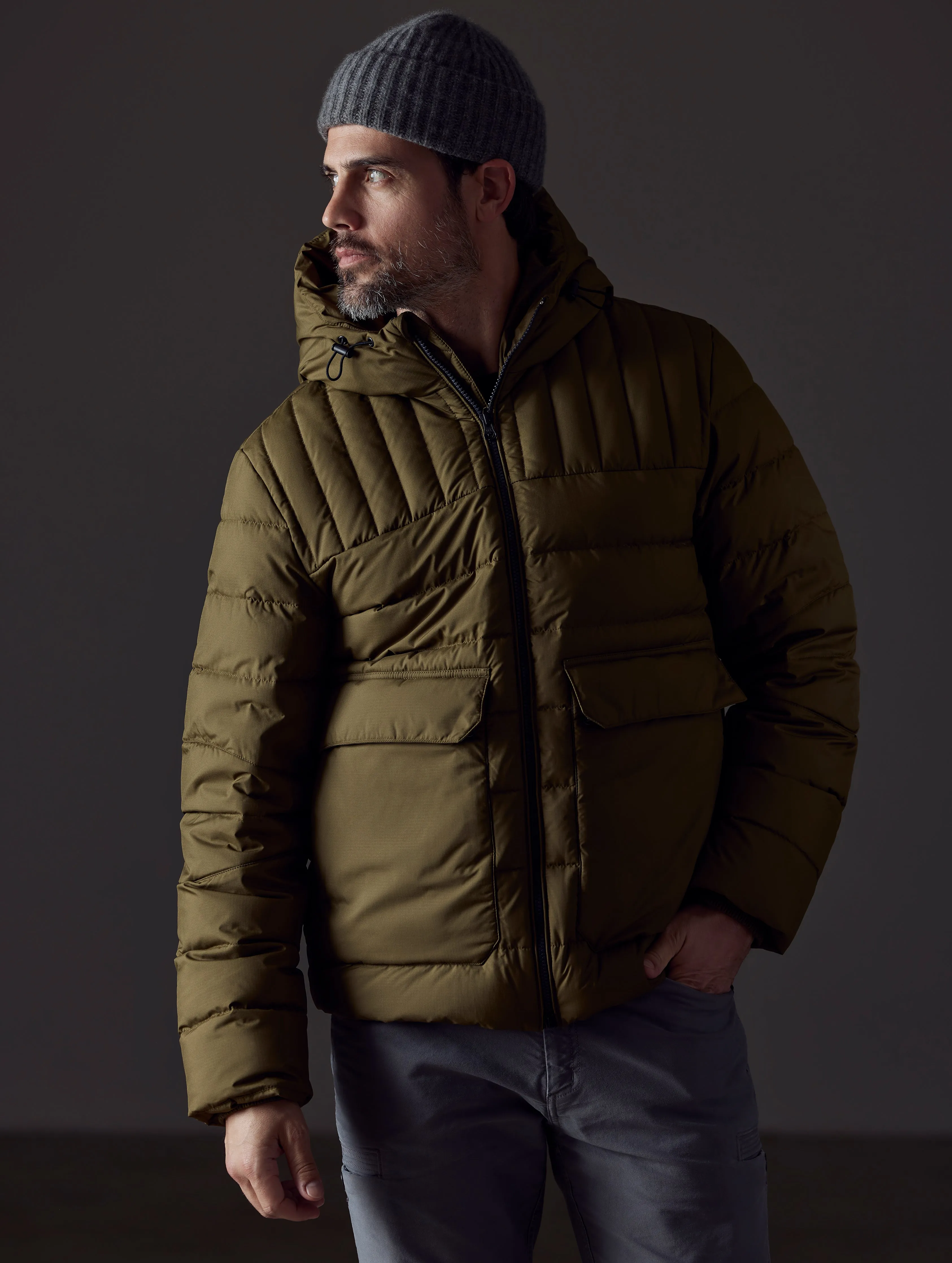 Hudson Down Jacket - Command Green