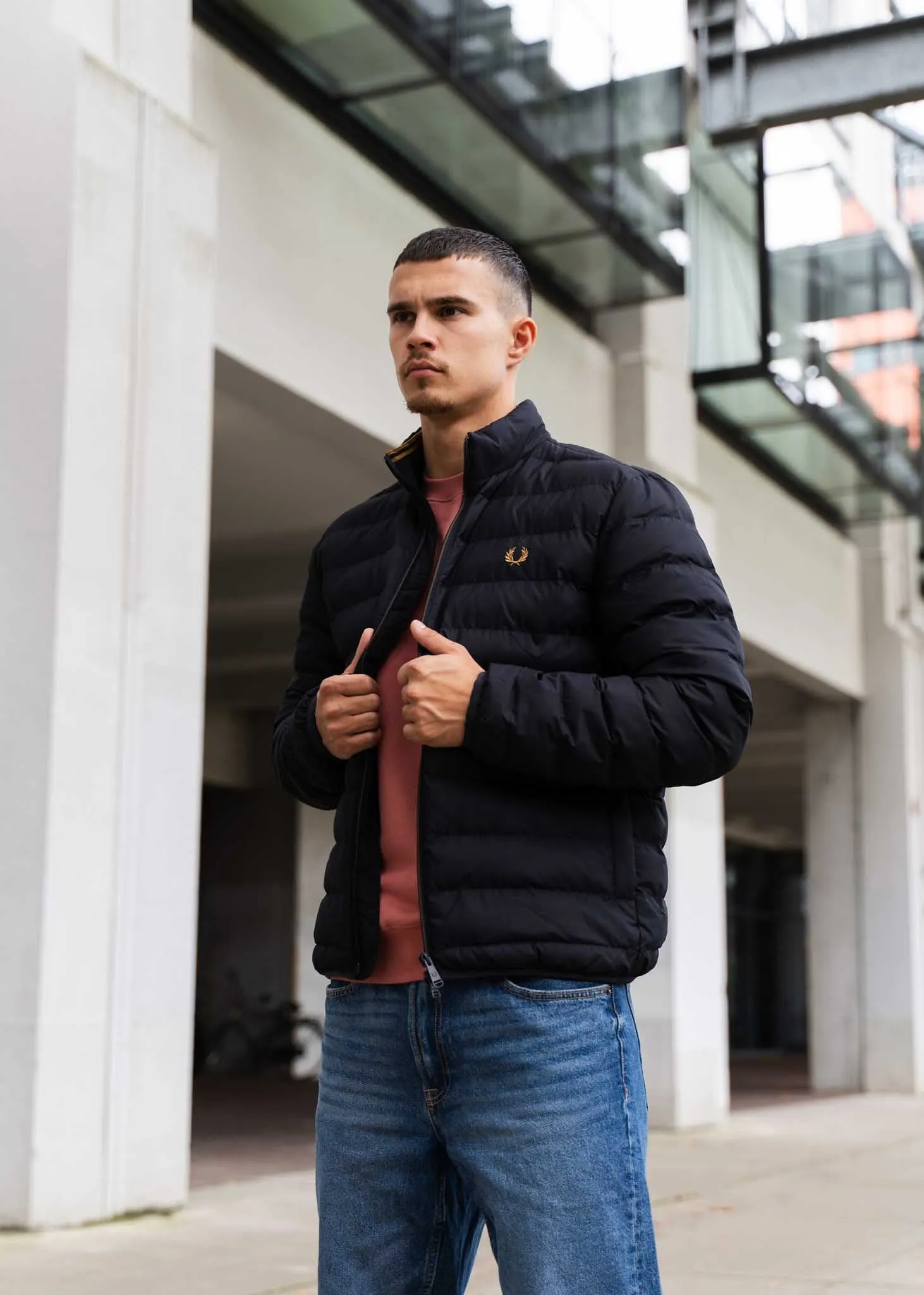 Insulated jacket - navy