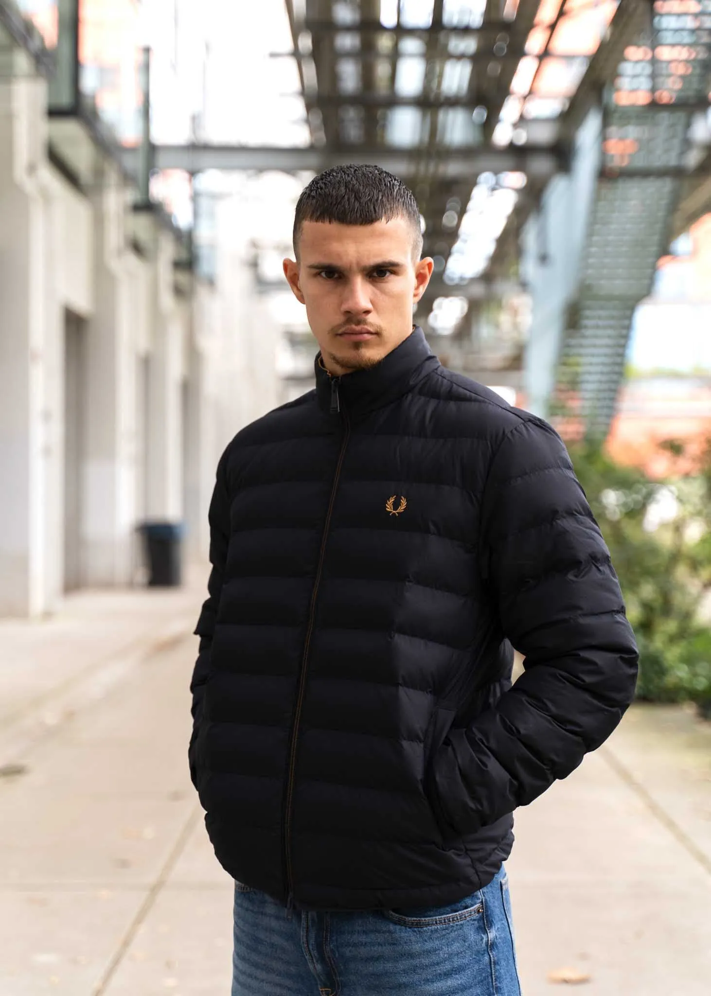 Insulated jacket - navy