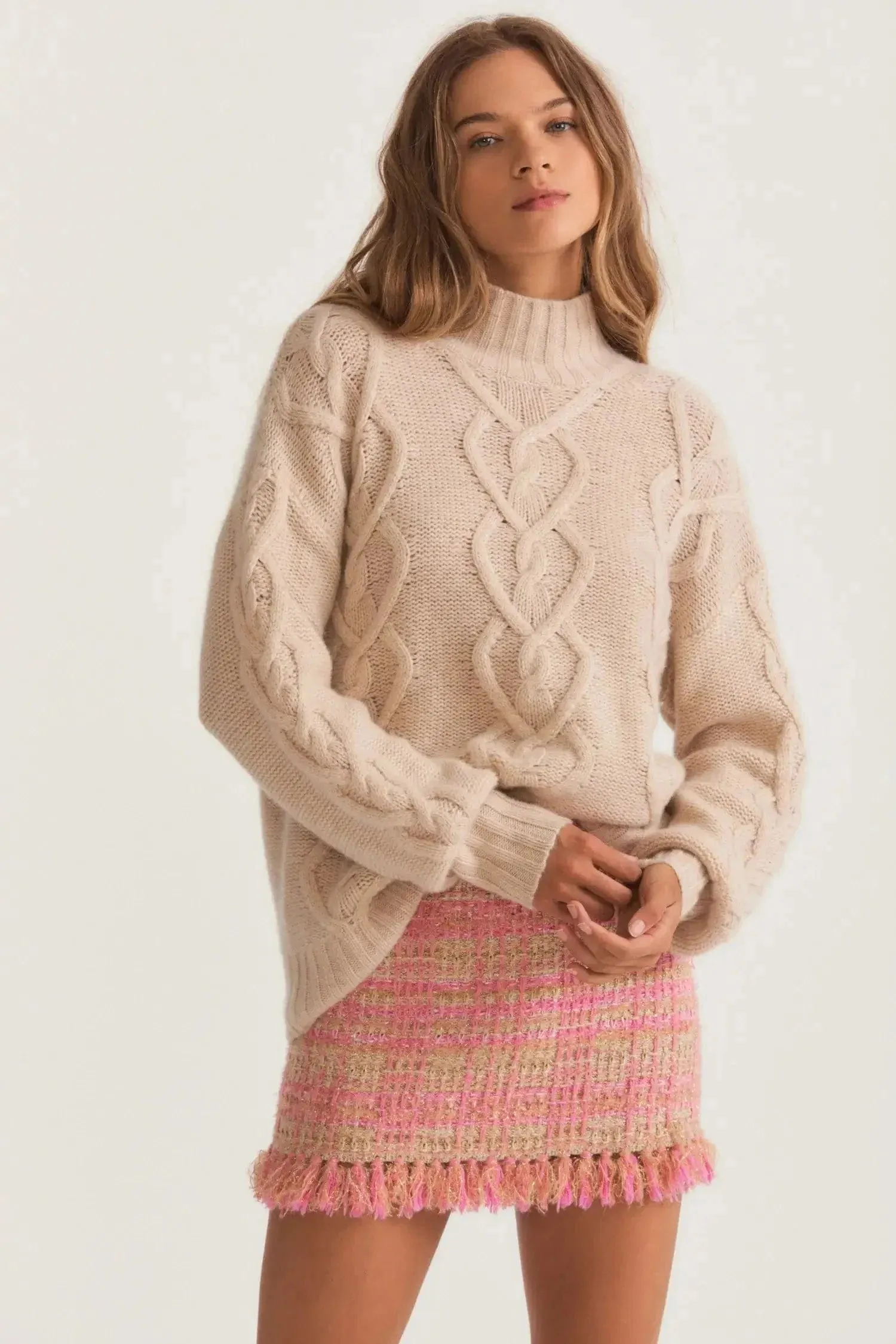 Izia Pullover in Wheat