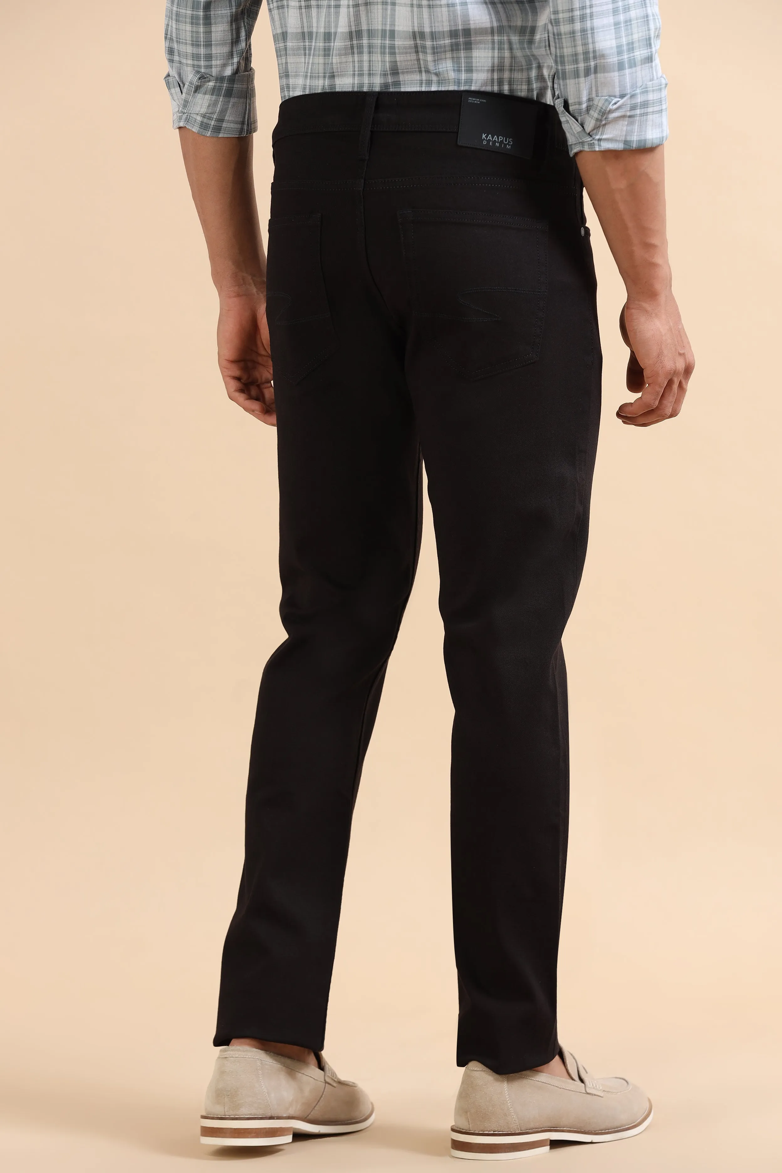 Jet Black Denim - Straight & Tapered fit