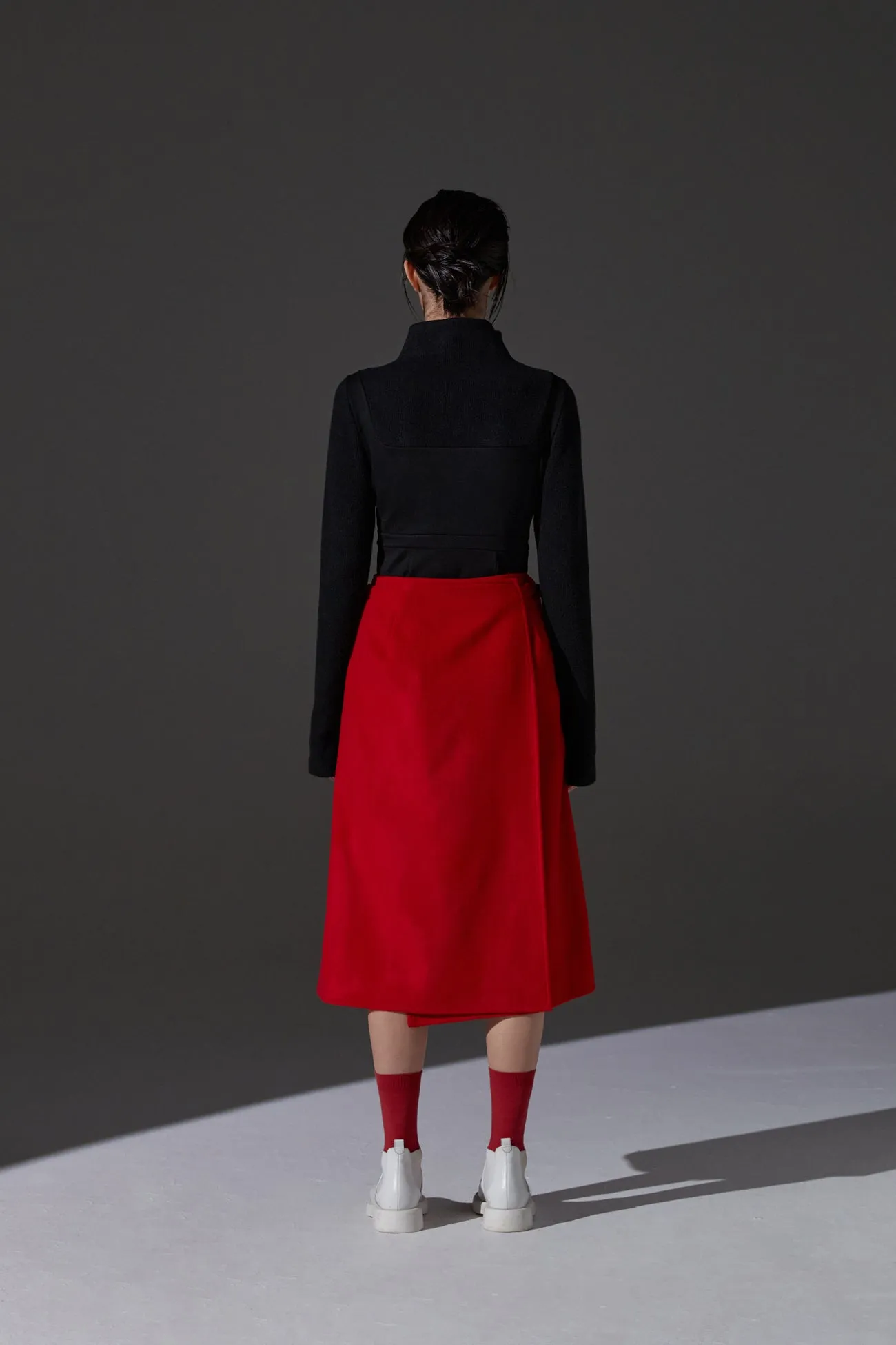 KAAN WOOL WRAP SKIRT/DRESS