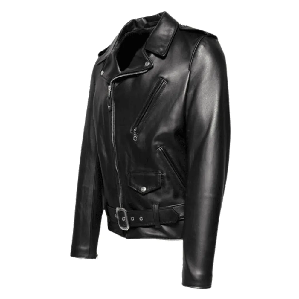 Karan Perfecto Premium Genuine Leather Zipper Jacket for Men