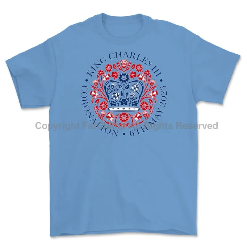 King Charles III Official Coronation Printed T-Shirt