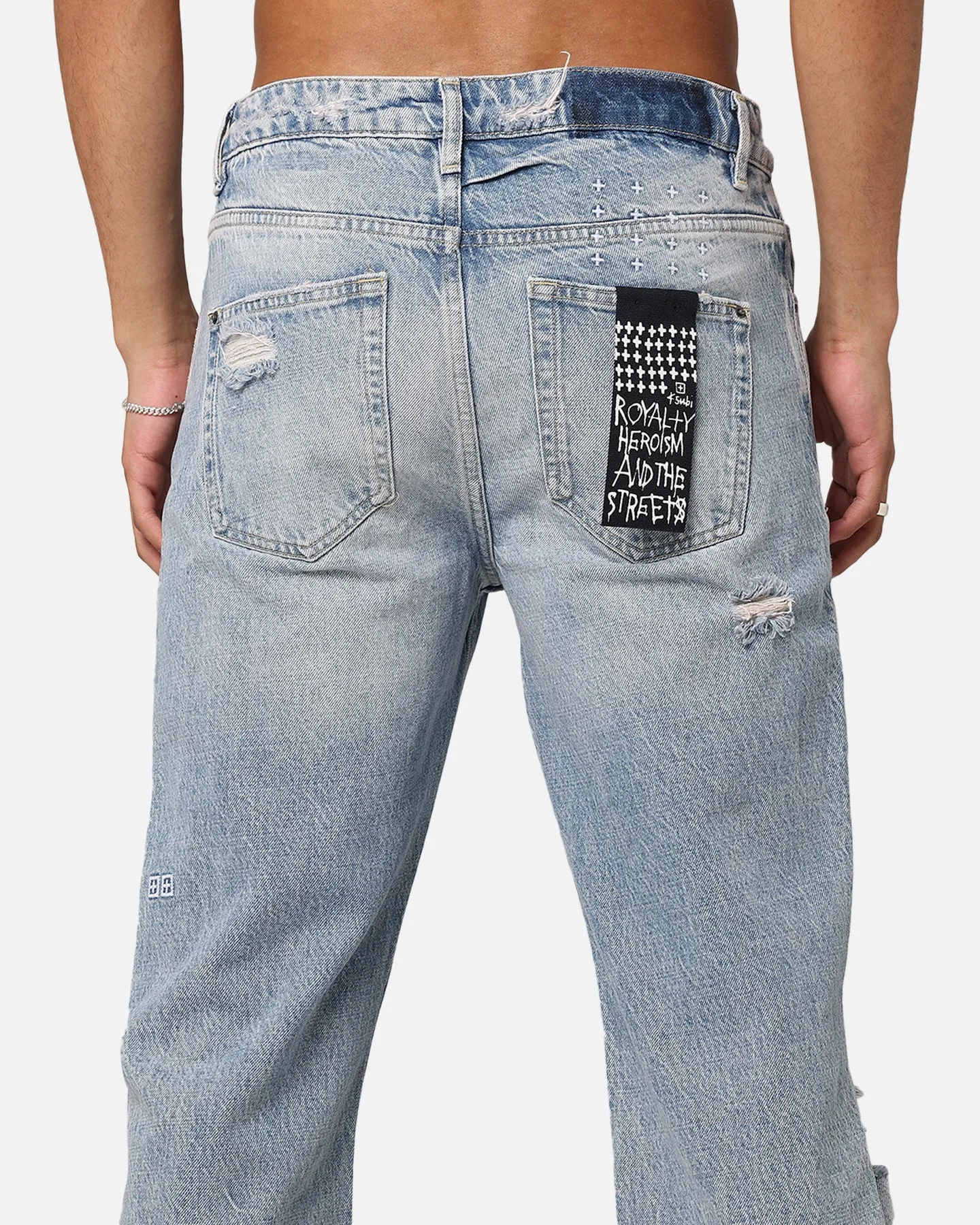 Ksubi Hazlow Nu Heritage Trashed Denim Jeans Denim