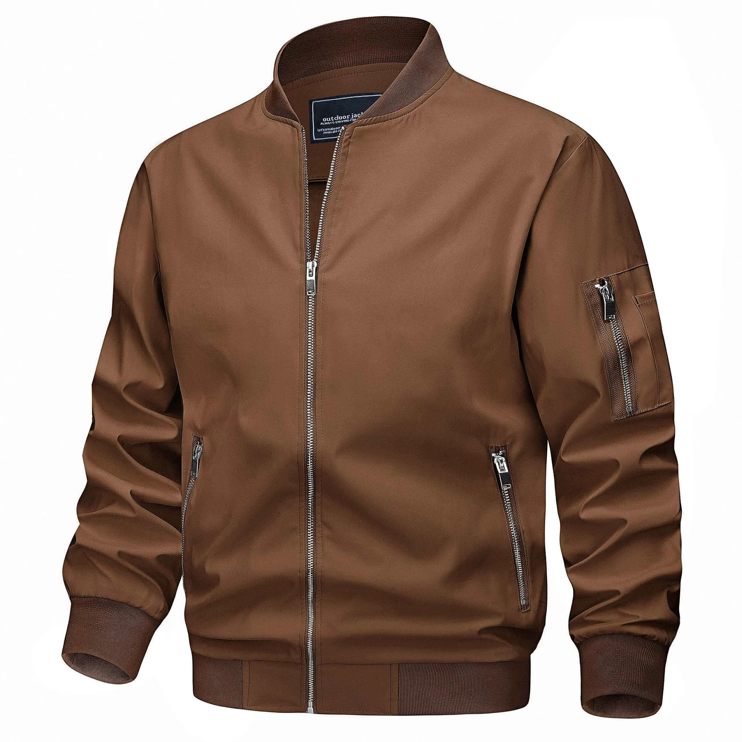 Lightweight Men's Thin Bomber Jacket - In 16 Colors!