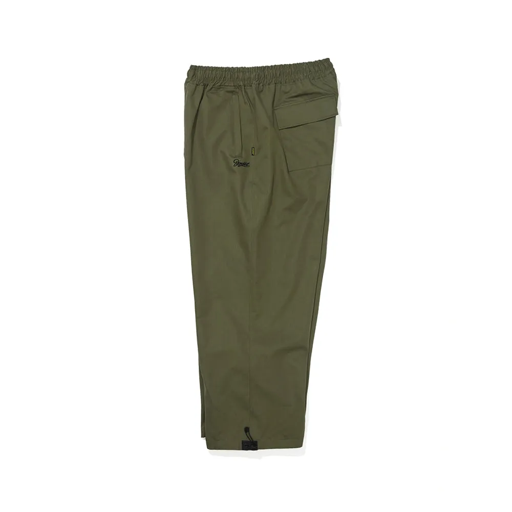 LOGO COTTON SUPER WIDE PANTS KHAKI