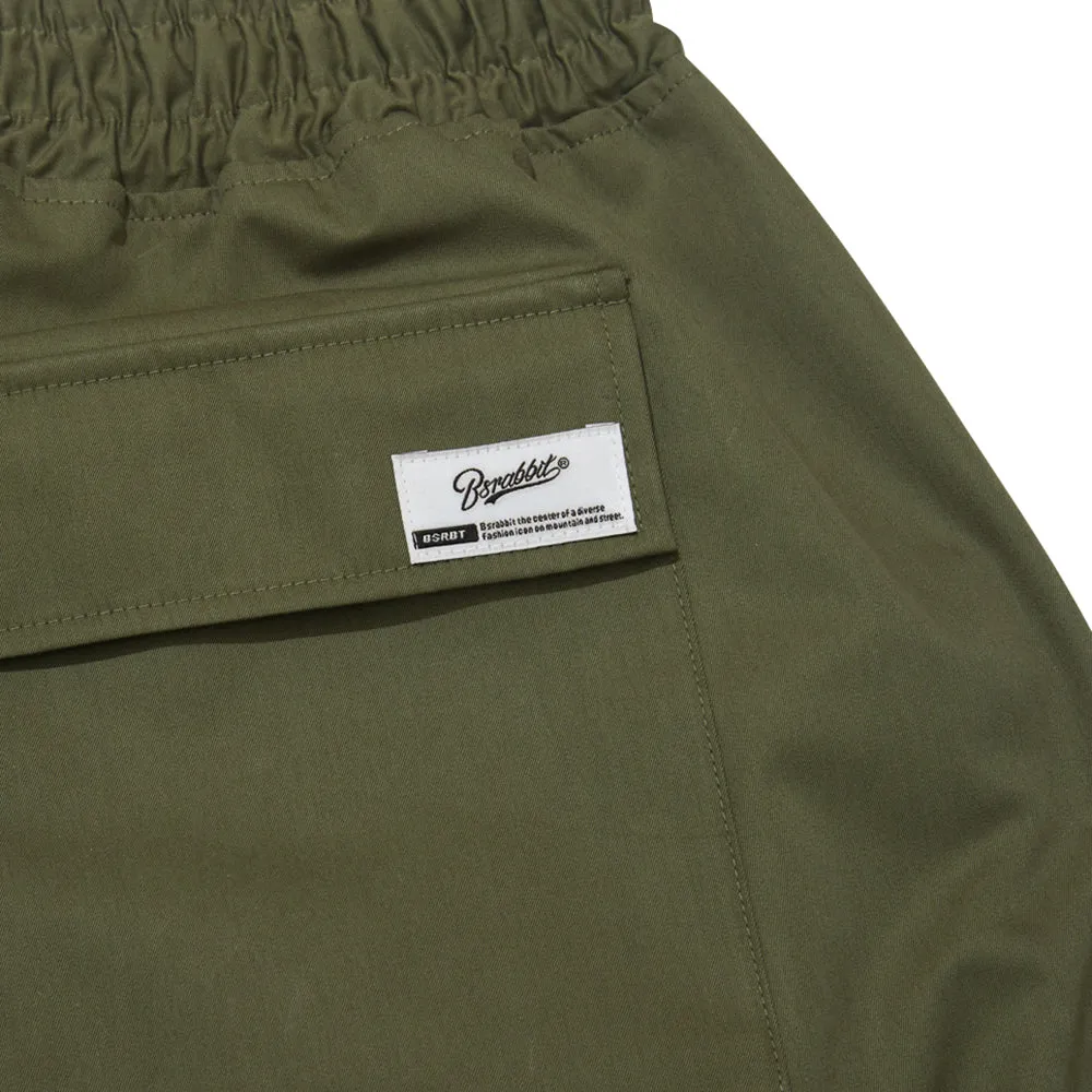 LOGO COTTON SUPER WIDE PANTS KHAKI