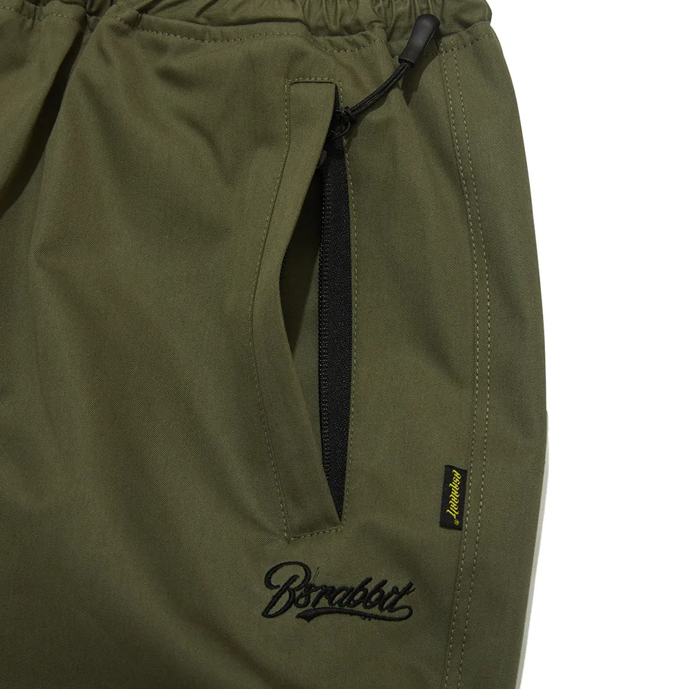 LOGO COTTON SUPER WIDE PANTS KHAKI