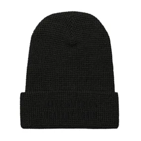 Make America Healthy Again II Onyx Waffle Beanie