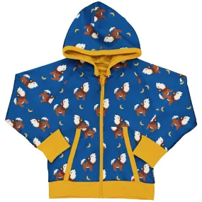 Maxomorra Wolf Organic Cotton Reversible Hoodie