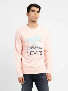 Men's Graphic Print Crew Neck Sweatshirt