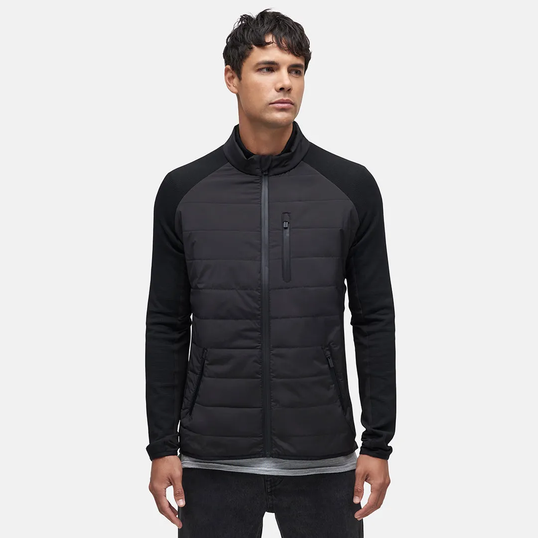 Mens Pramecou Wool Insulated Hybrid Jacket