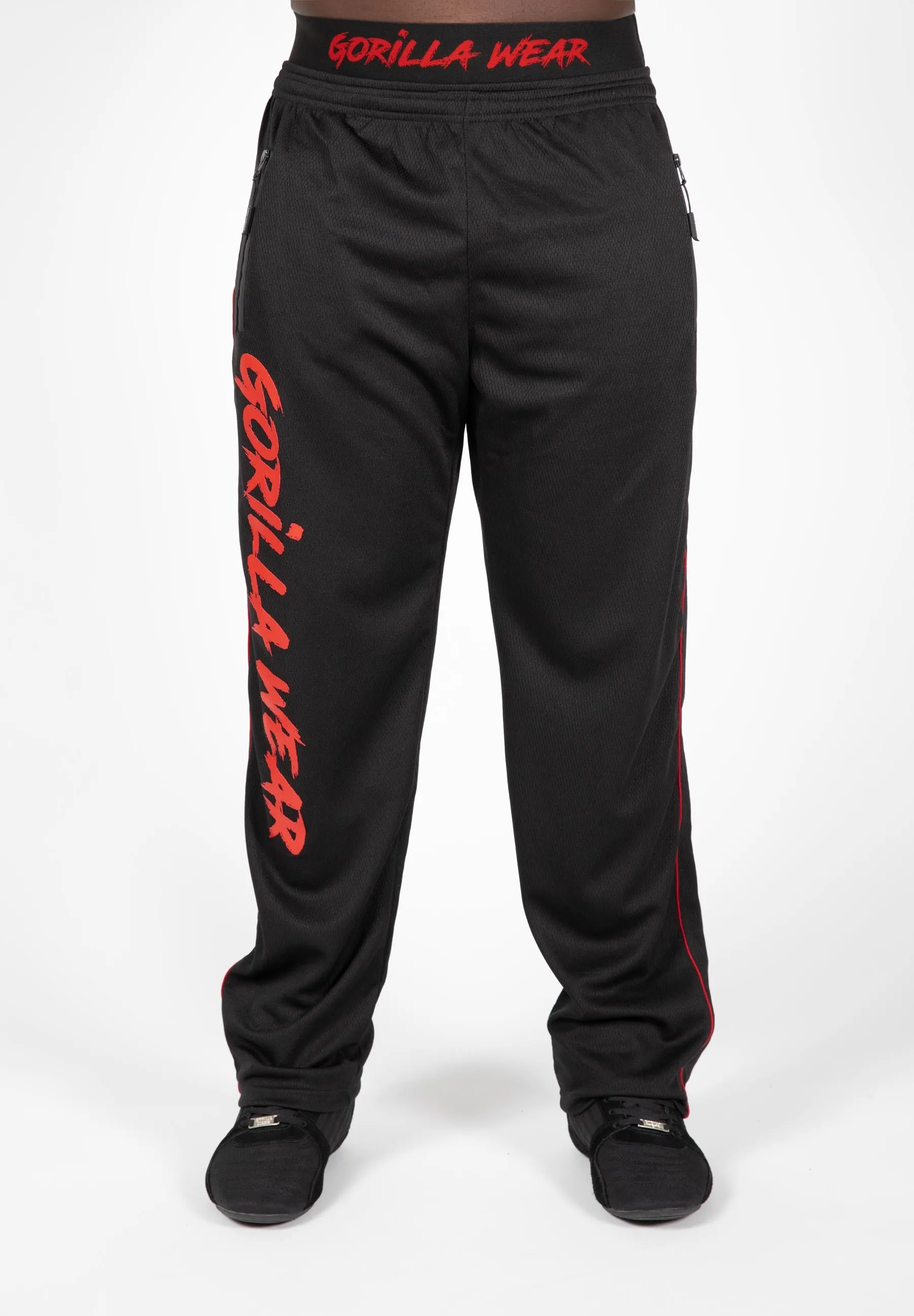 Mercury Mesh Pants - Black/Red