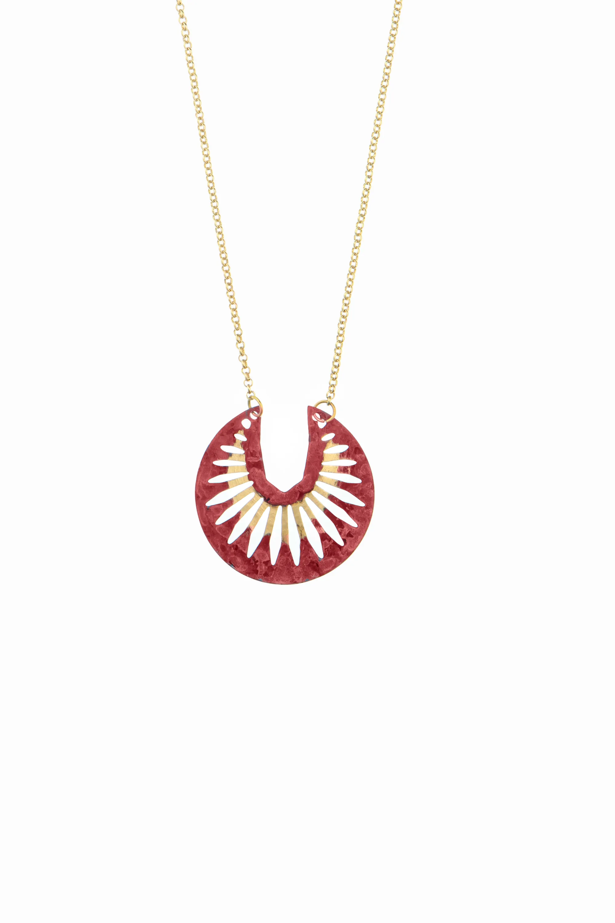 Naazia Necklace, berry