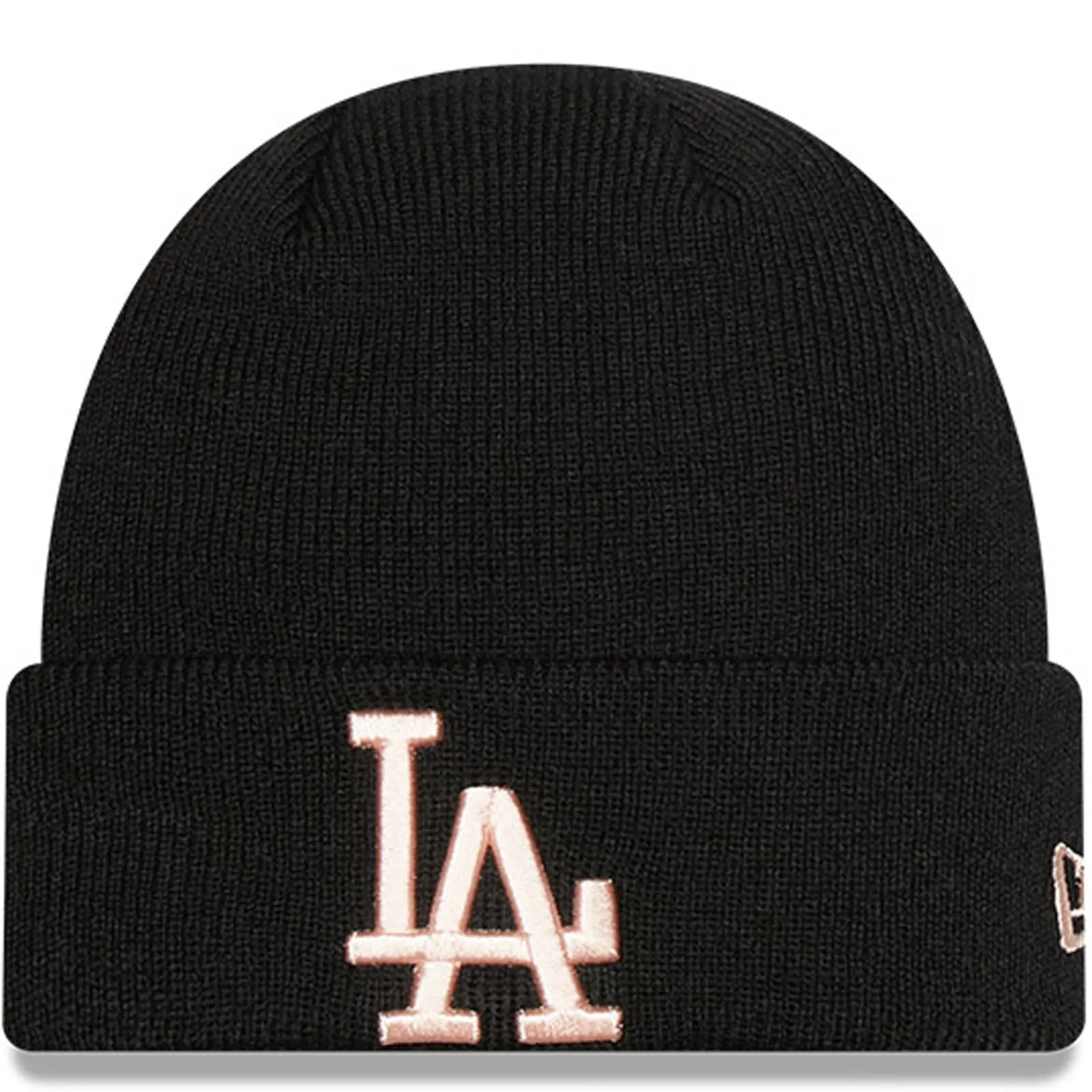 New Era Kids Los Angeles Dodgers MLB League Essential Cuffed Beanie - Black