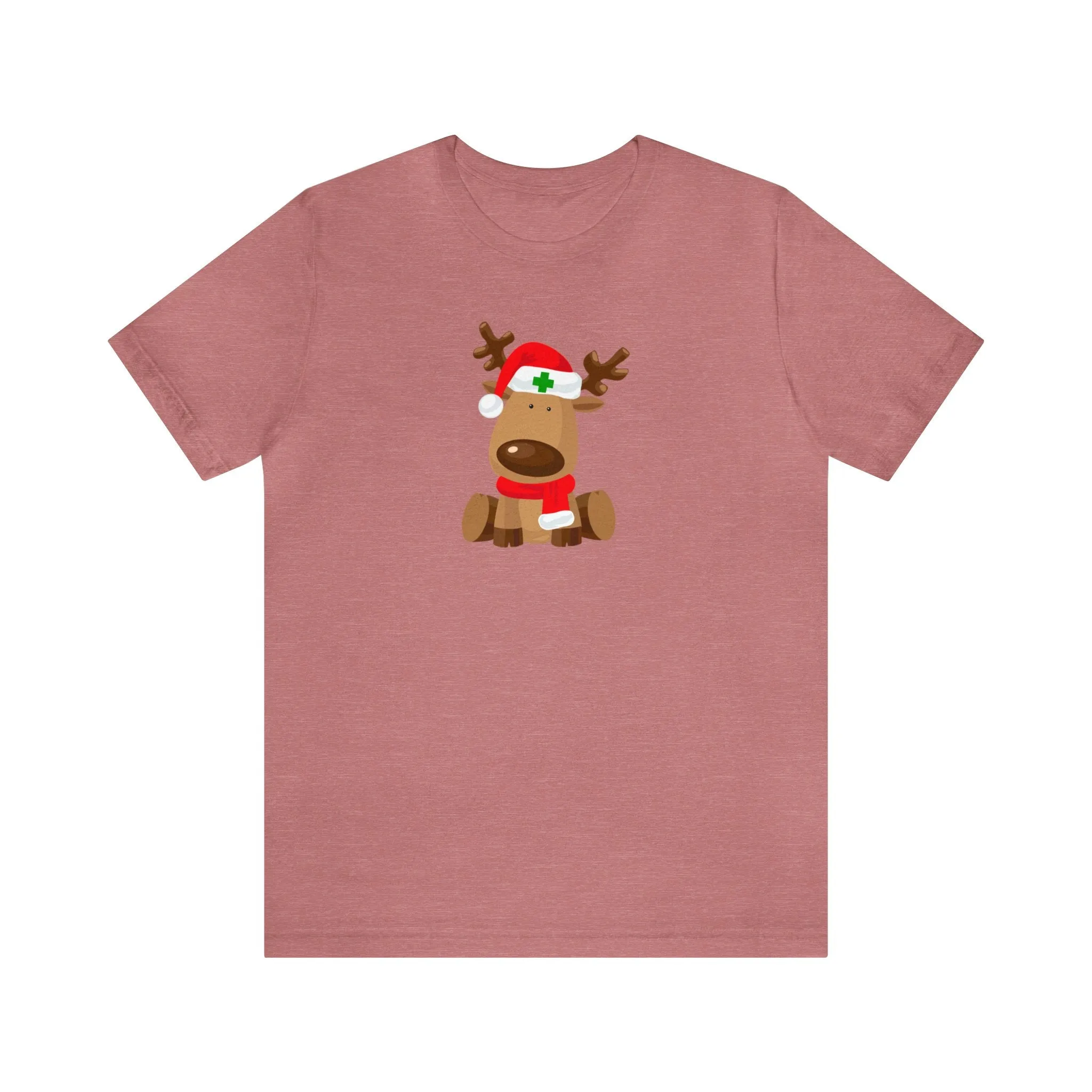 Nurse Reindeer Unisex Jersey Short Sleeve Tee