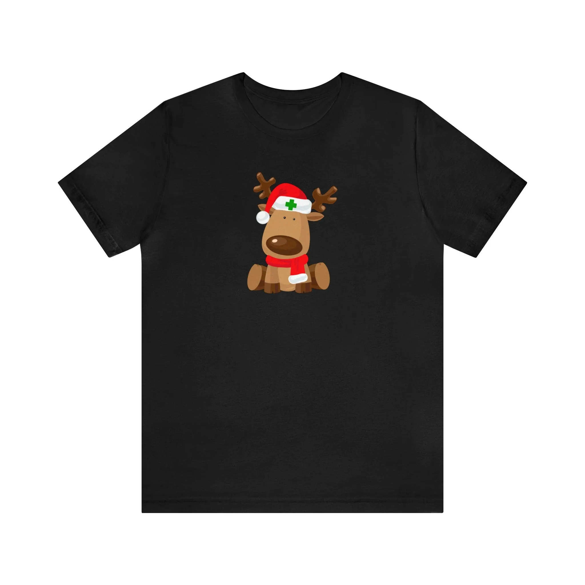 Nurse Reindeer Unisex Jersey Short Sleeve Tee