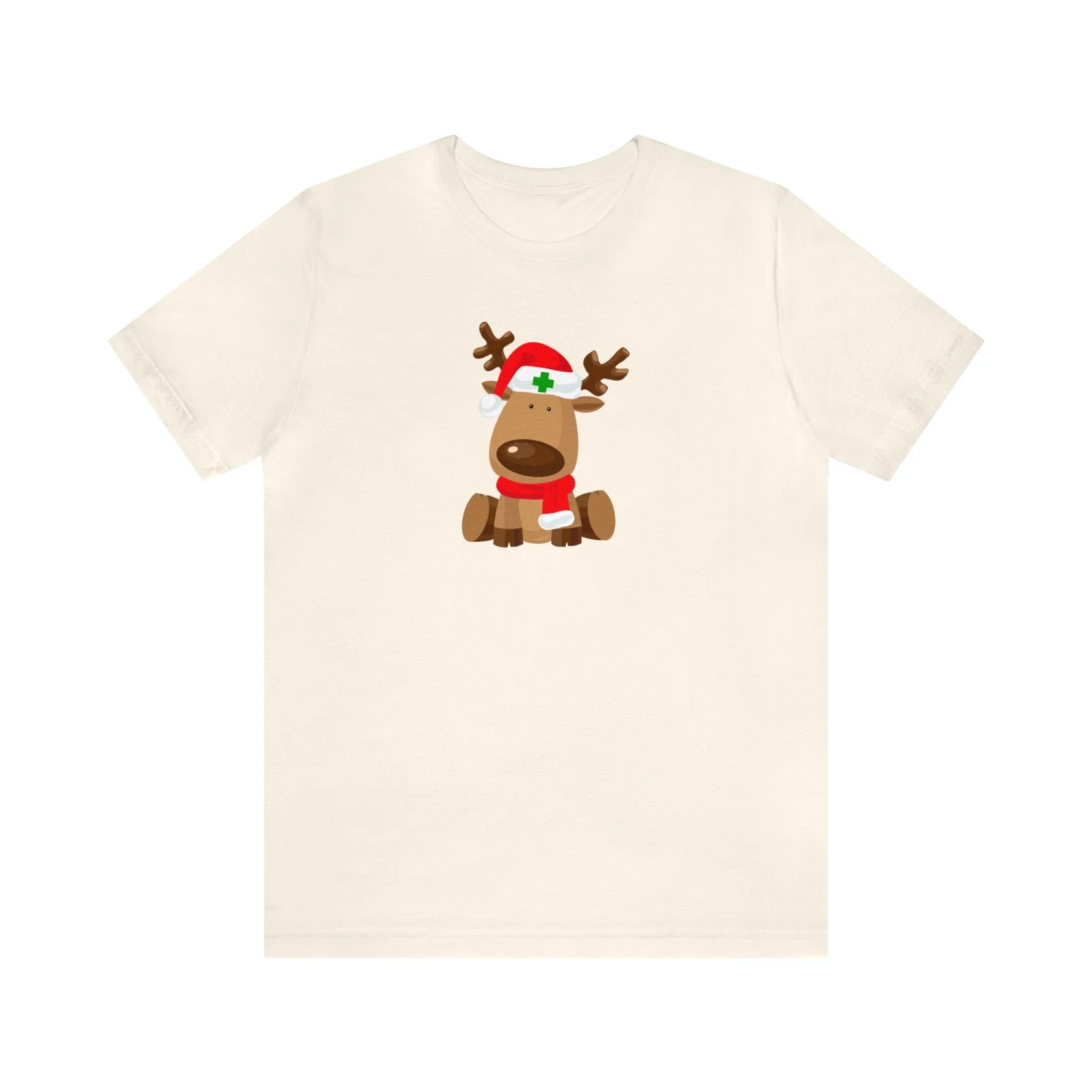 Nurse Reindeer Unisex Jersey Short Sleeve Tee