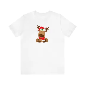 Nurse Reindeer Unisex Jersey Short Sleeve Tee