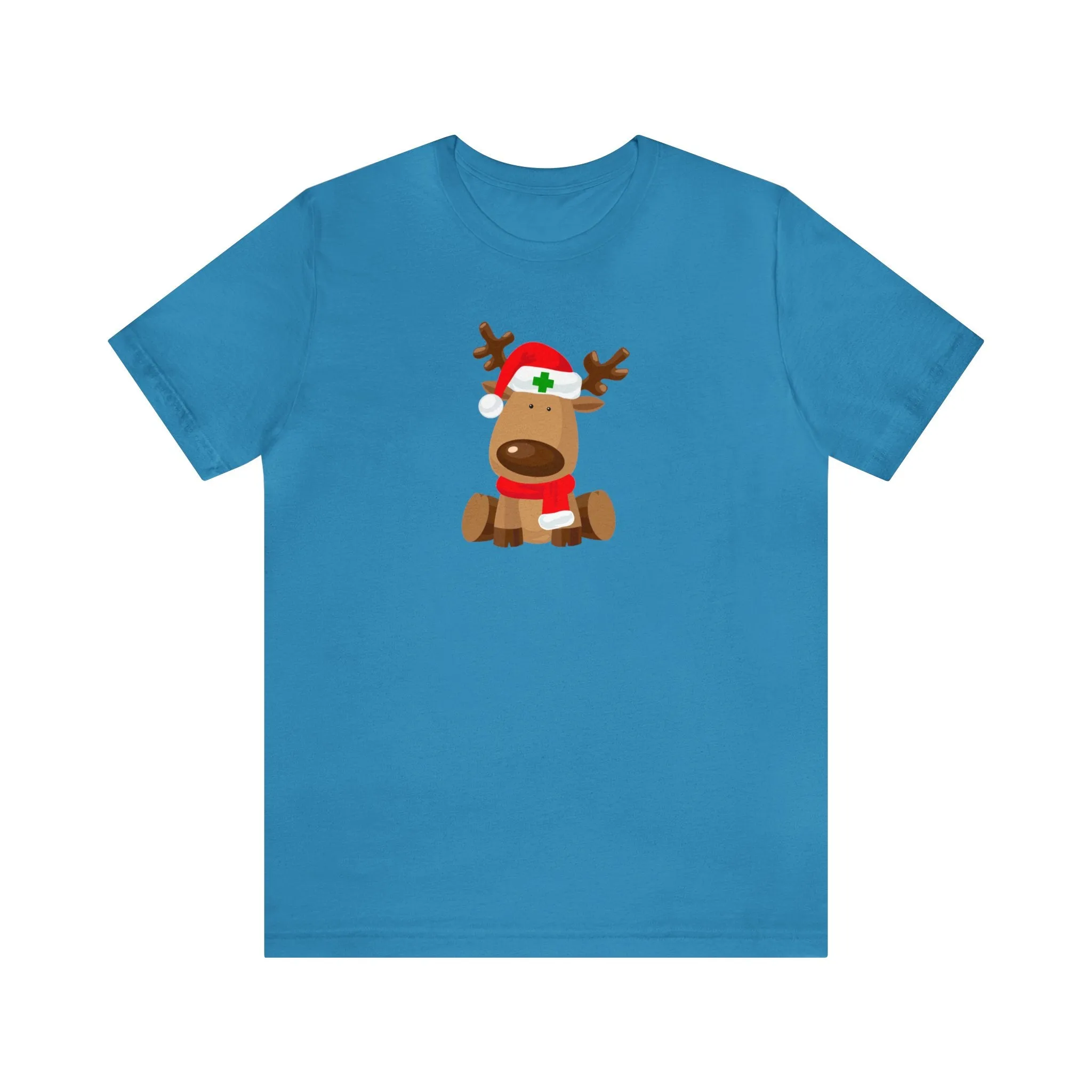 Nurse Reindeer Unisex Jersey Short Sleeve Tee