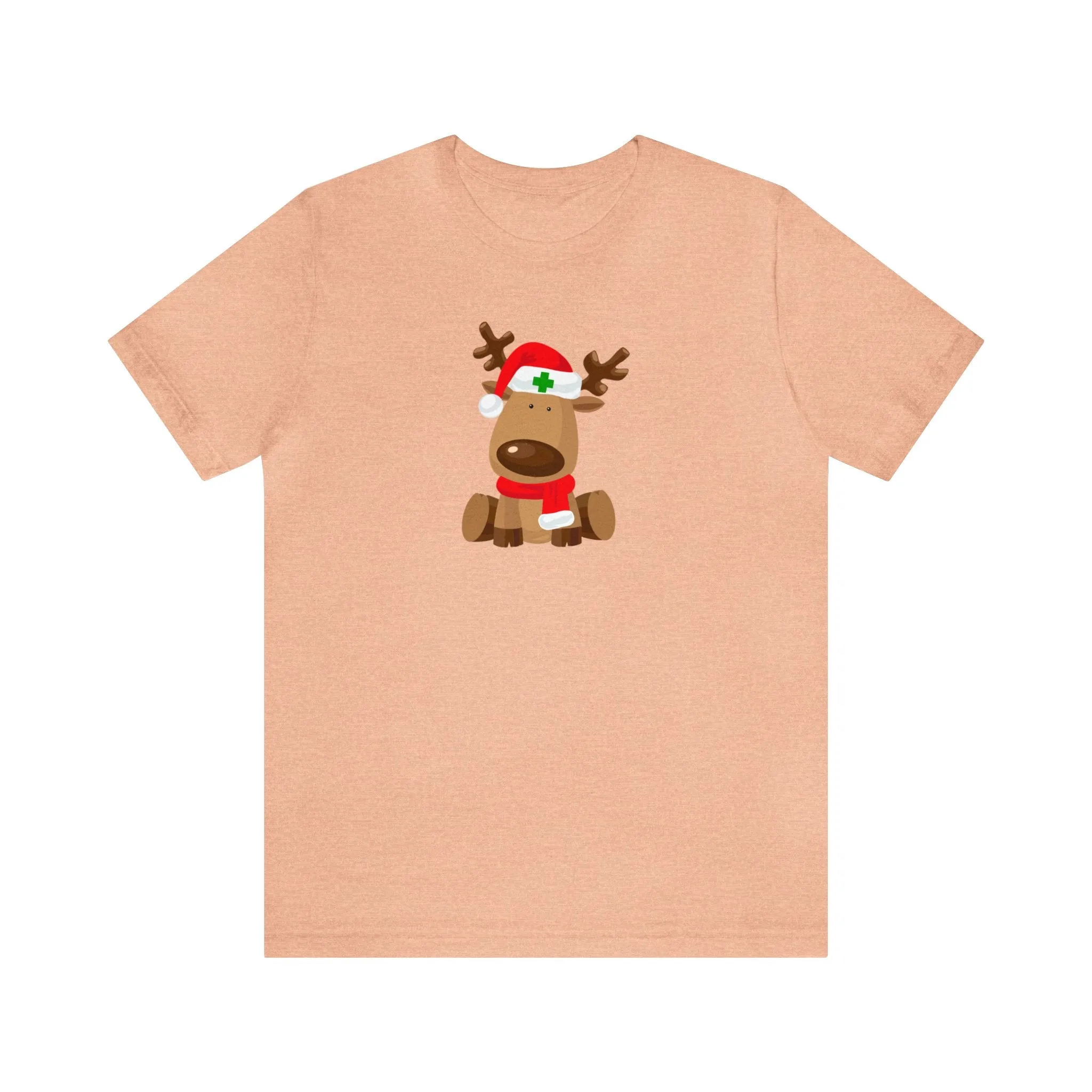 Nurse Reindeer Unisex Jersey Short Sleeve Tee