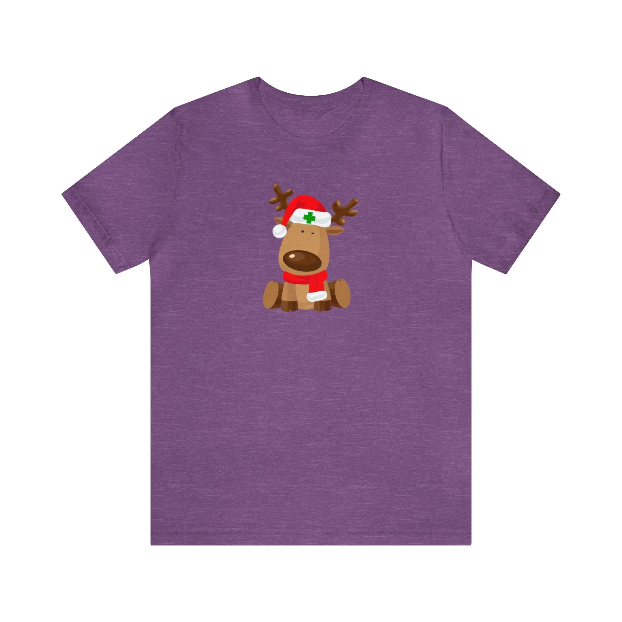 Nurse Reindeer Unisex Jersey Short Sleeve Tee