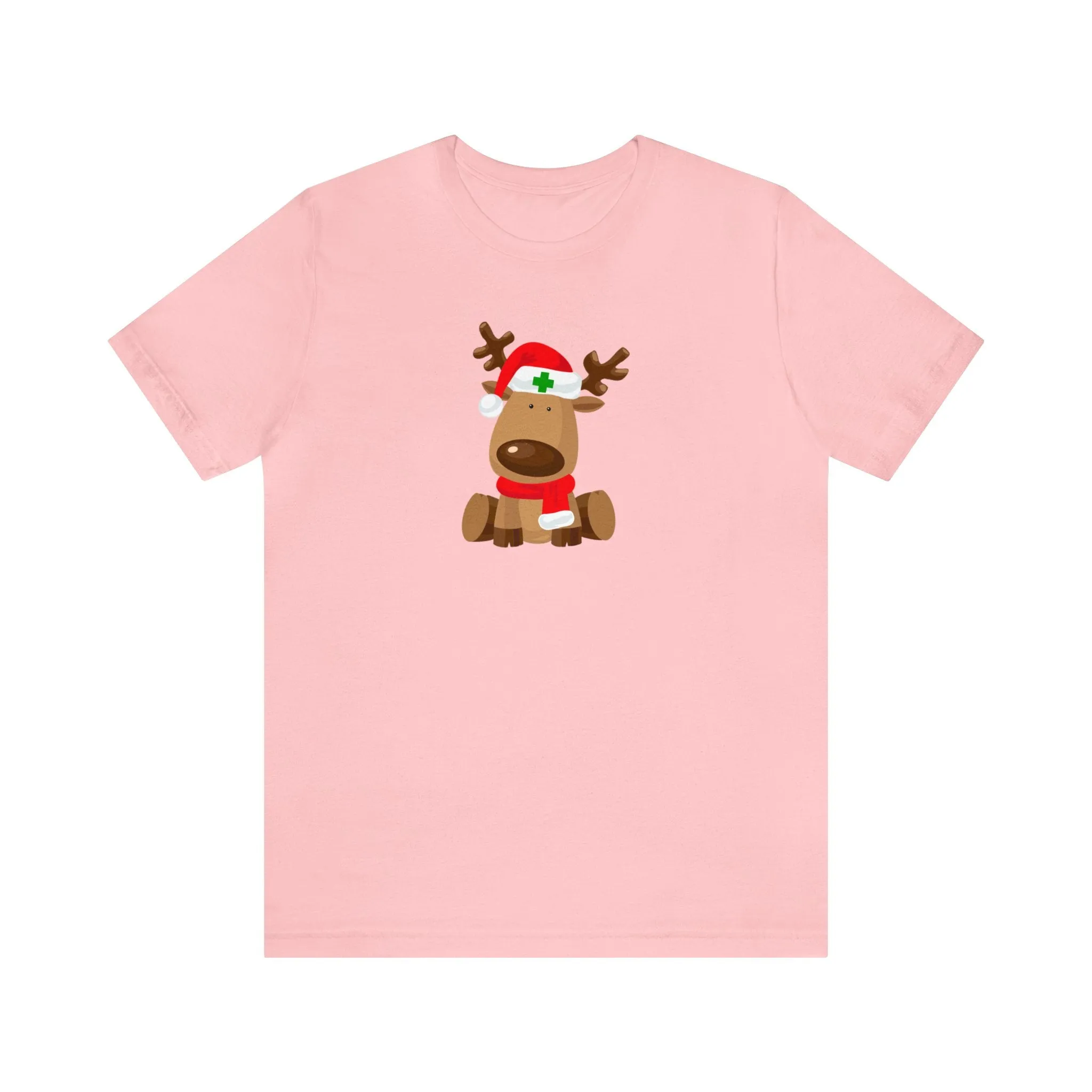 Nurse Reindeer Unisex Jersey Short Sleeve Tee