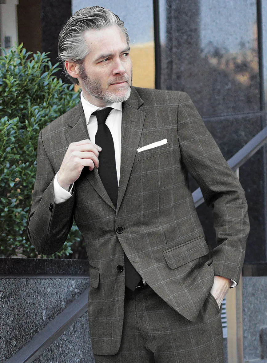 Reda Igidro Gray Checks Wool Jacket