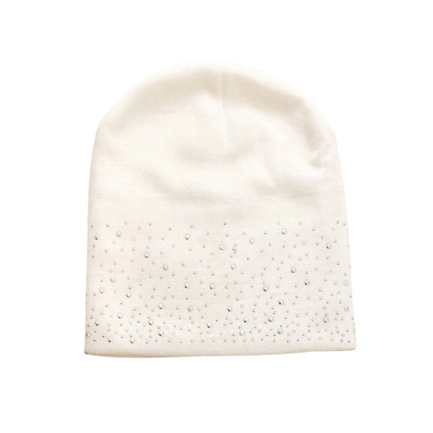 Rhinestone Decor Beanie