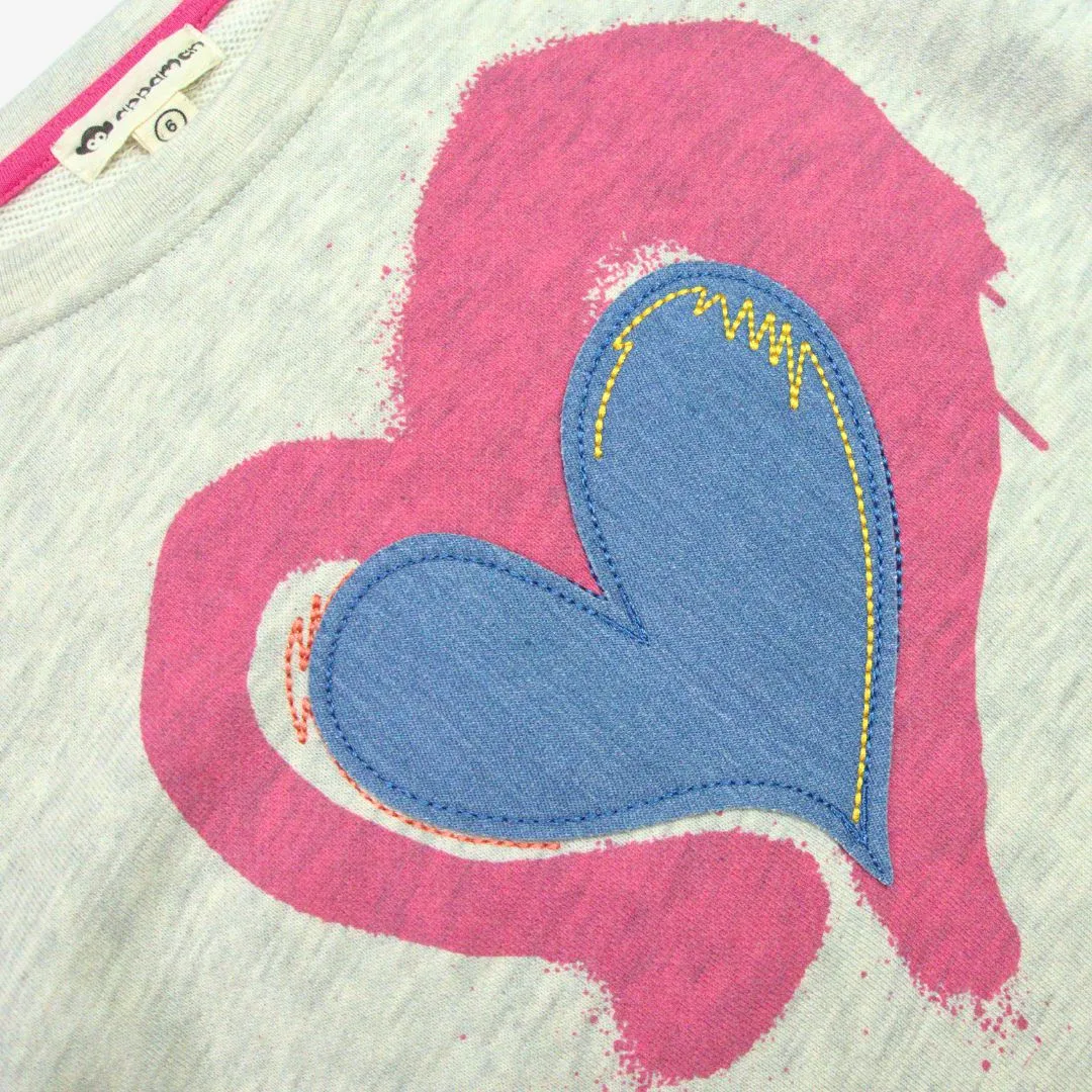 Ruby Sweatshirt | Applique Heart