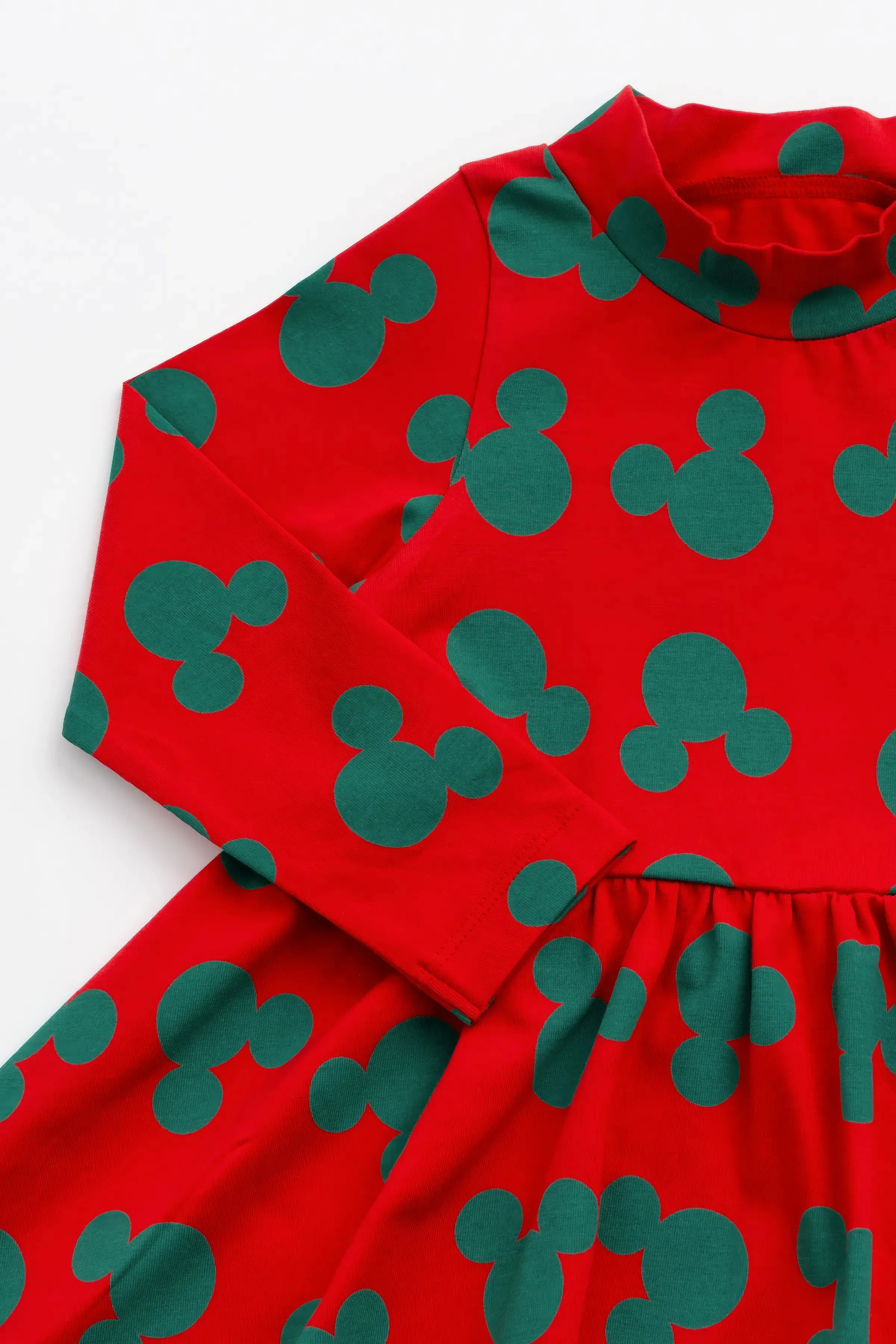 SALE - Turtleneck Let's Dance Dress_Christmas Mickey Mouse