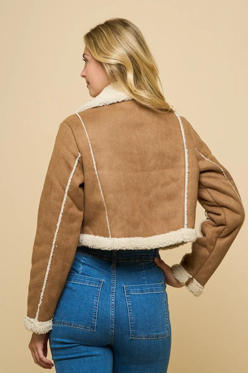 Short Faux Fur Jacket