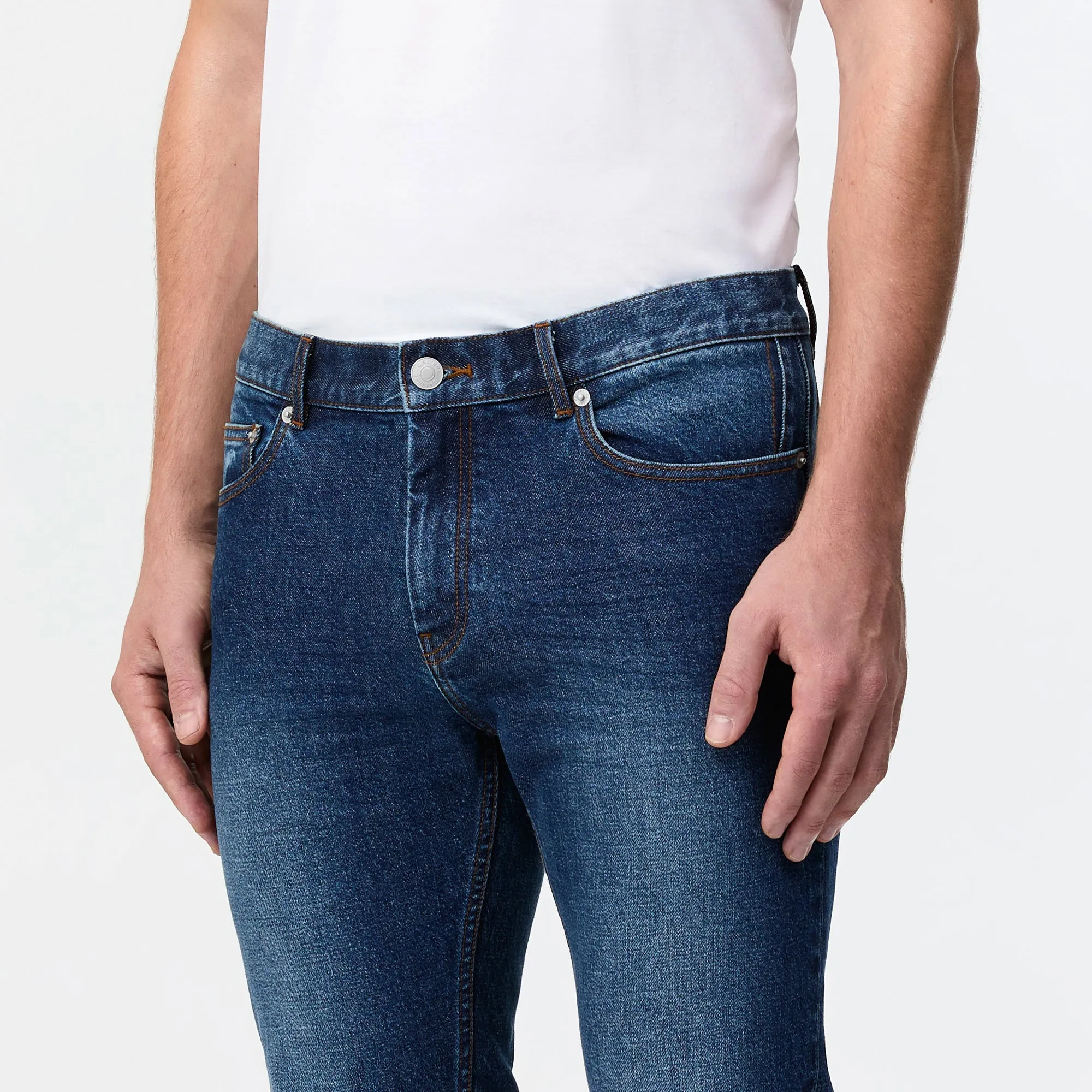 Slim Fit Organic Denim Jeans Indigo