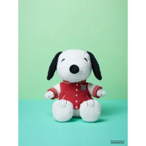 Snoopy Sitting with Varsity Jacket 25cm