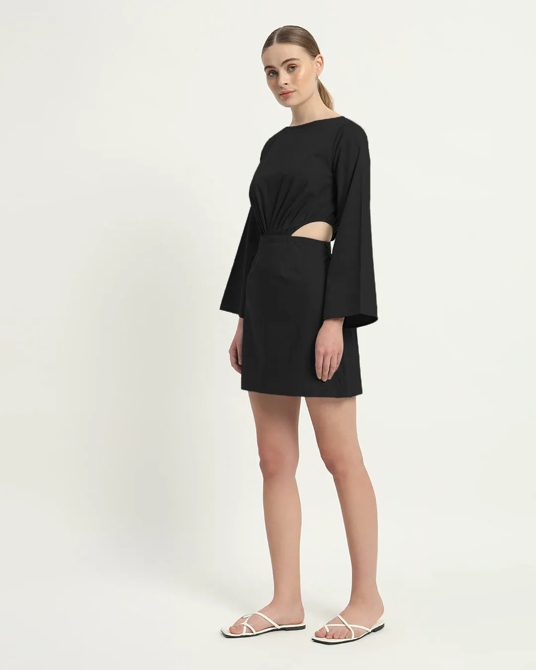 The Eloy Noir Cotton Dress