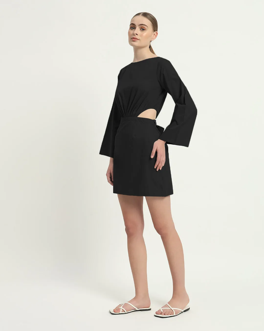 The Eloy Noir Cotton Dress