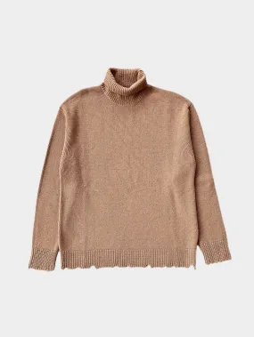 Turtleneck Jumper Camel