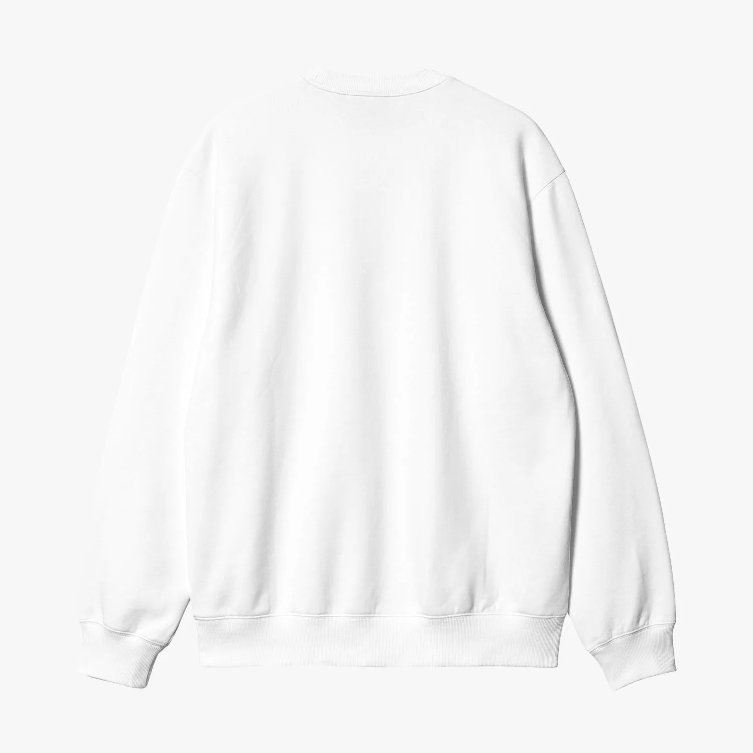 Unisex Garment-Dyed White Sweatshirt