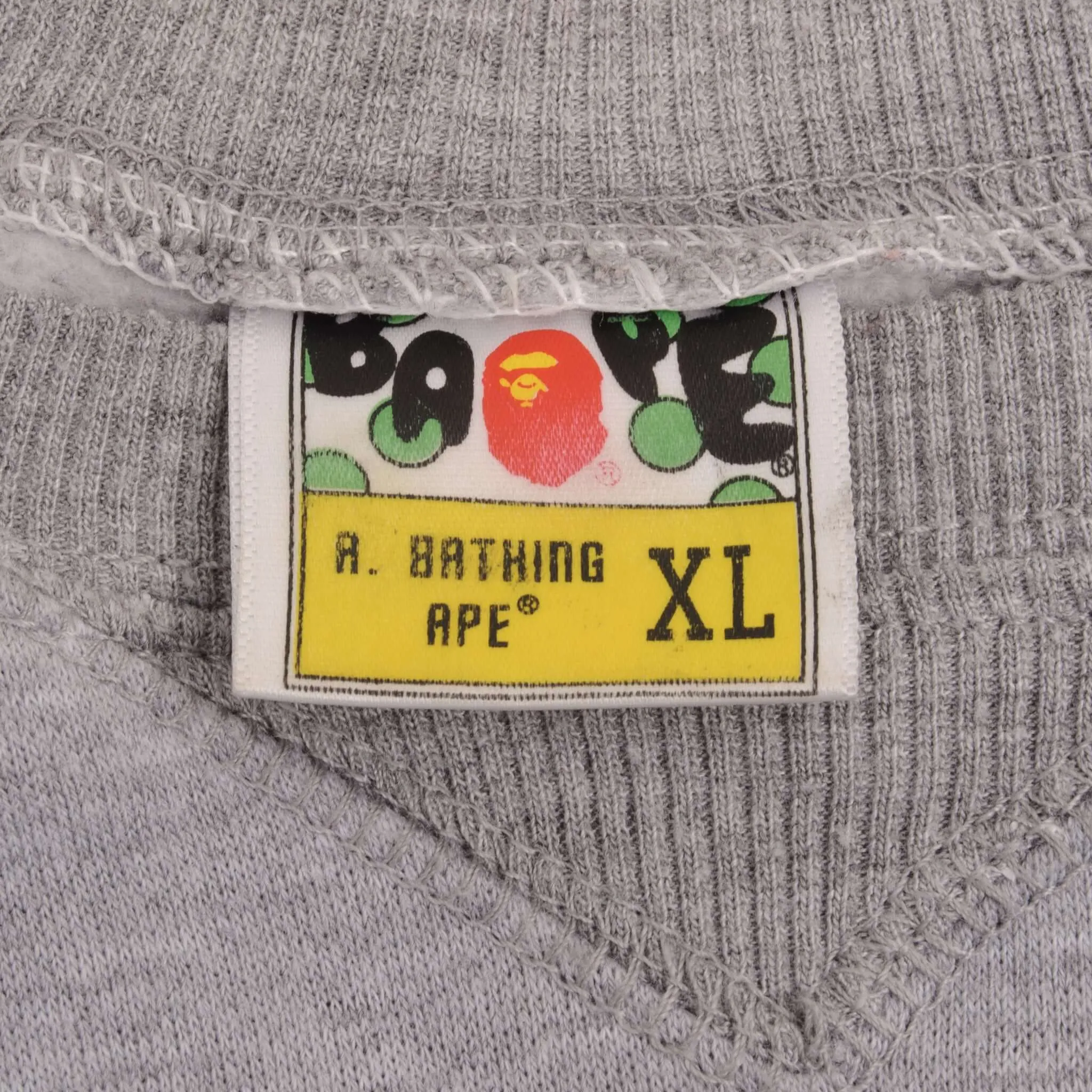 VINTAGE BAPE A BATHING APE COMMON SENSE SWEATSHIRT SIZE XL YOUTH MADE IN JAPAN