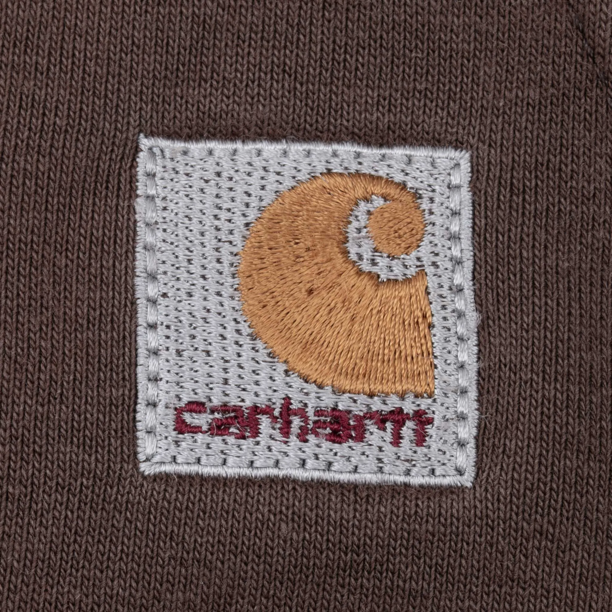 VINTAGE CARHARTT CLASSIC BROWN HOODIE SWEATSHIRT LARGE