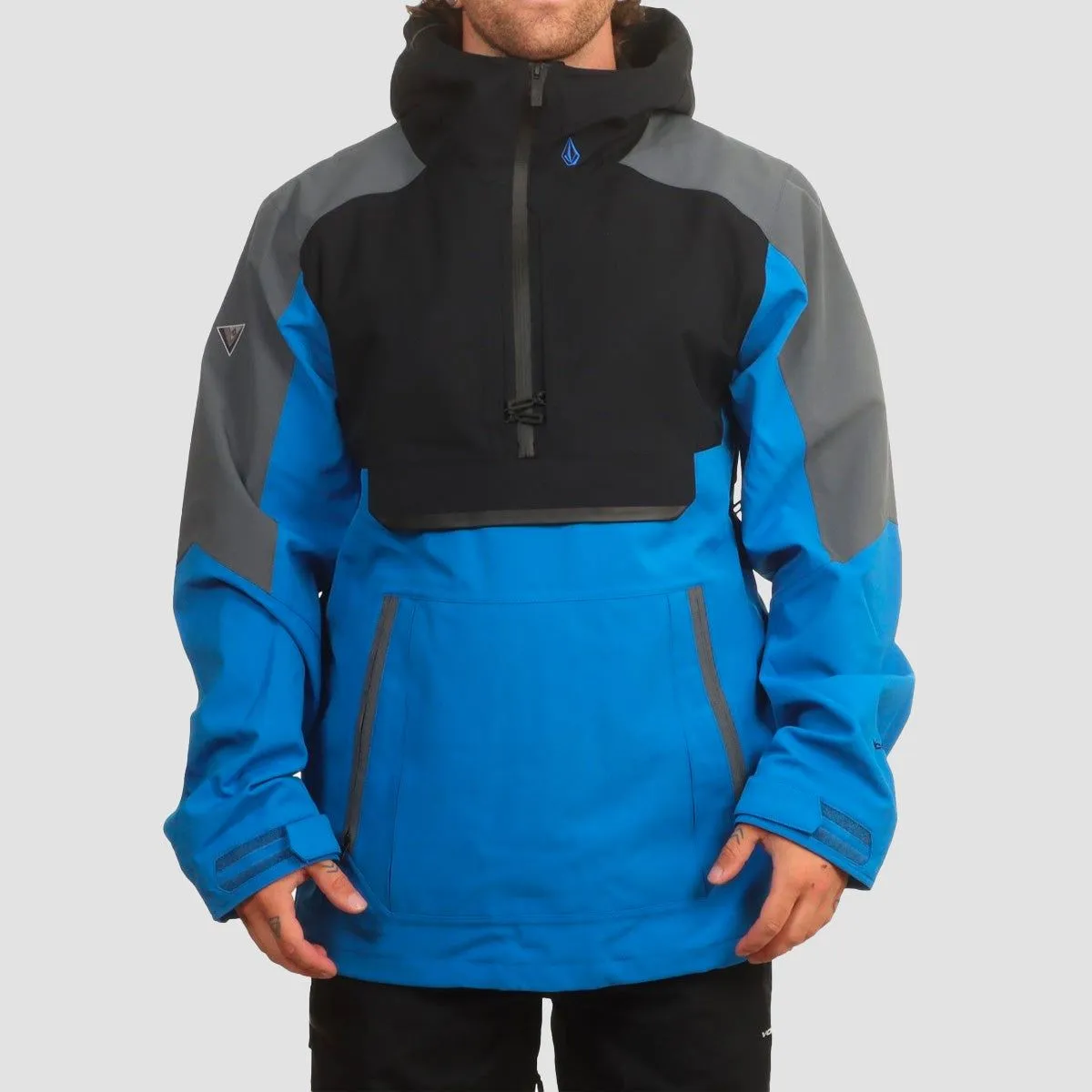 Volcom Brighton Pullover Snow Jacket Electric Blue