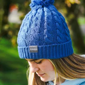 Voyager Chunky Knit Beanie - Blue