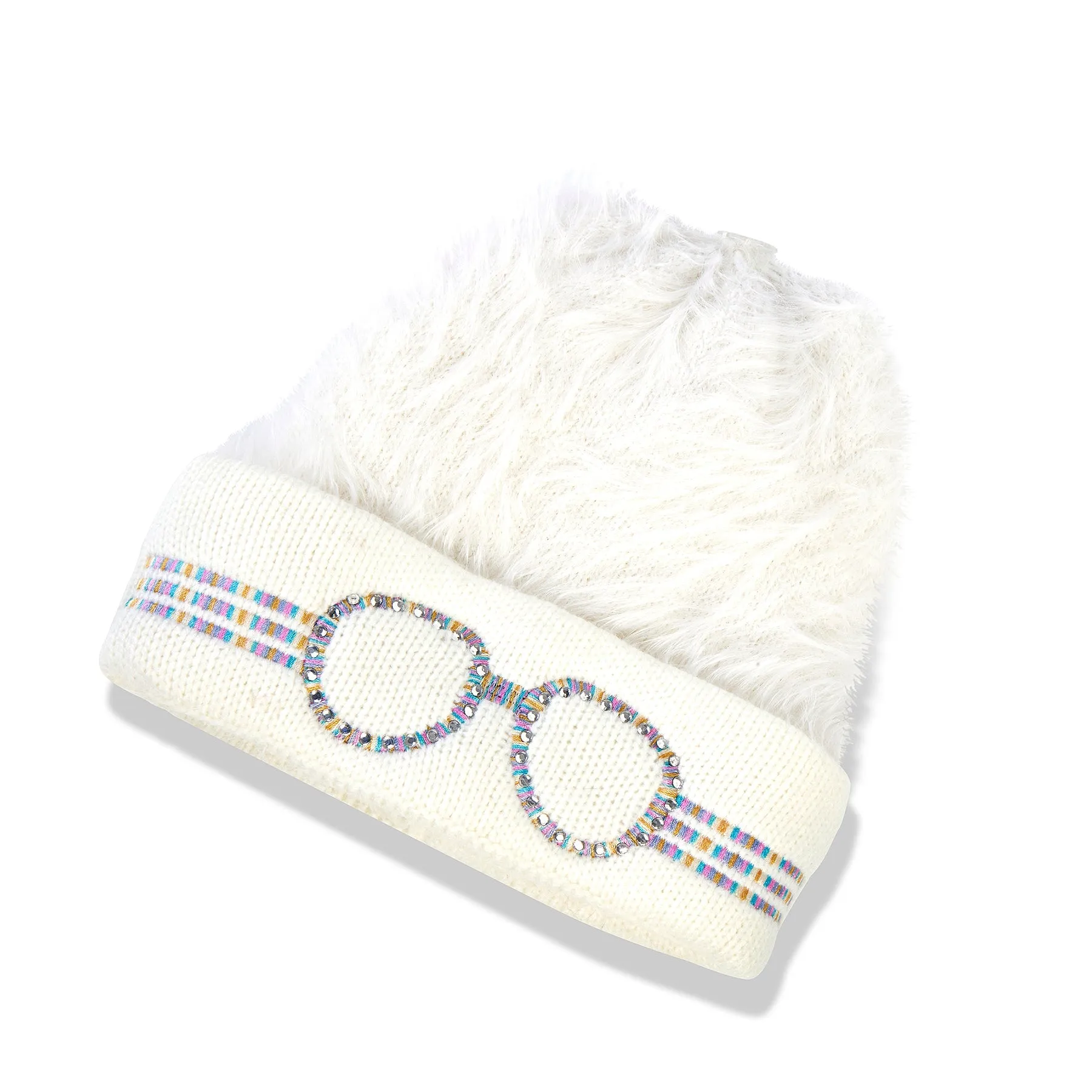 White Snow Knit Hat