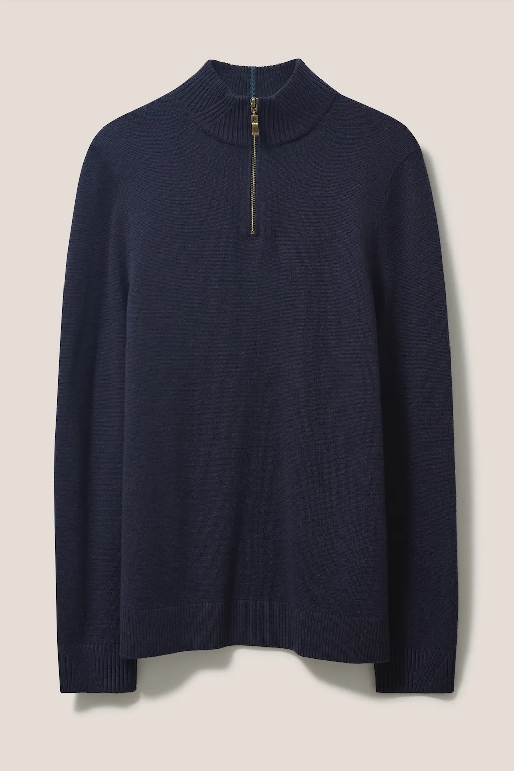 White Stuff Newport Merino Jumper in Dark Navy