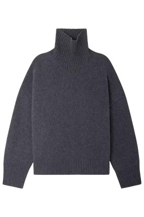 William Relaxed-fit Turtle-neck Merino-wool Jumper