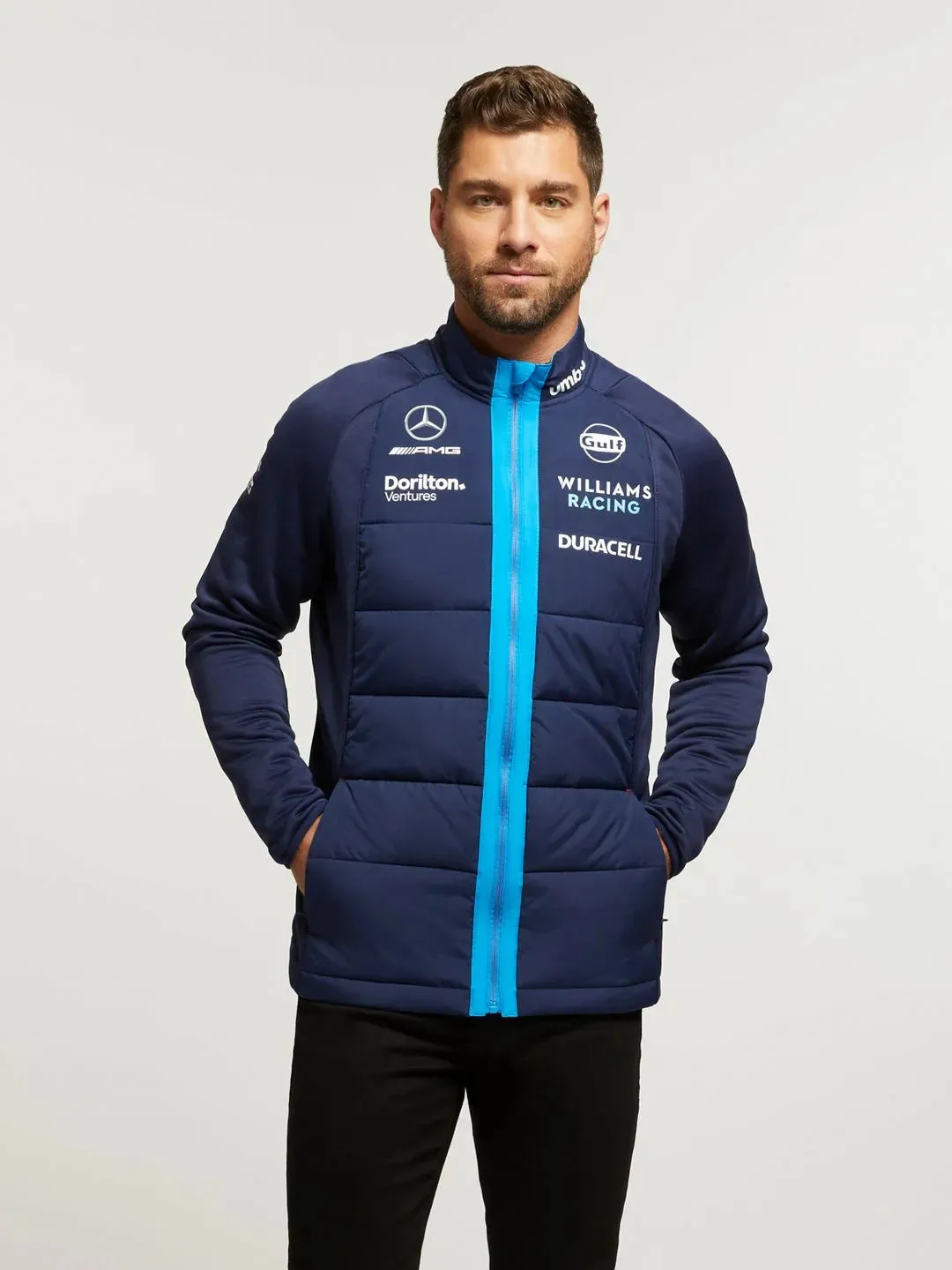 Williams Racing F1 2023 Men's Team Thermal Jacket -Blue