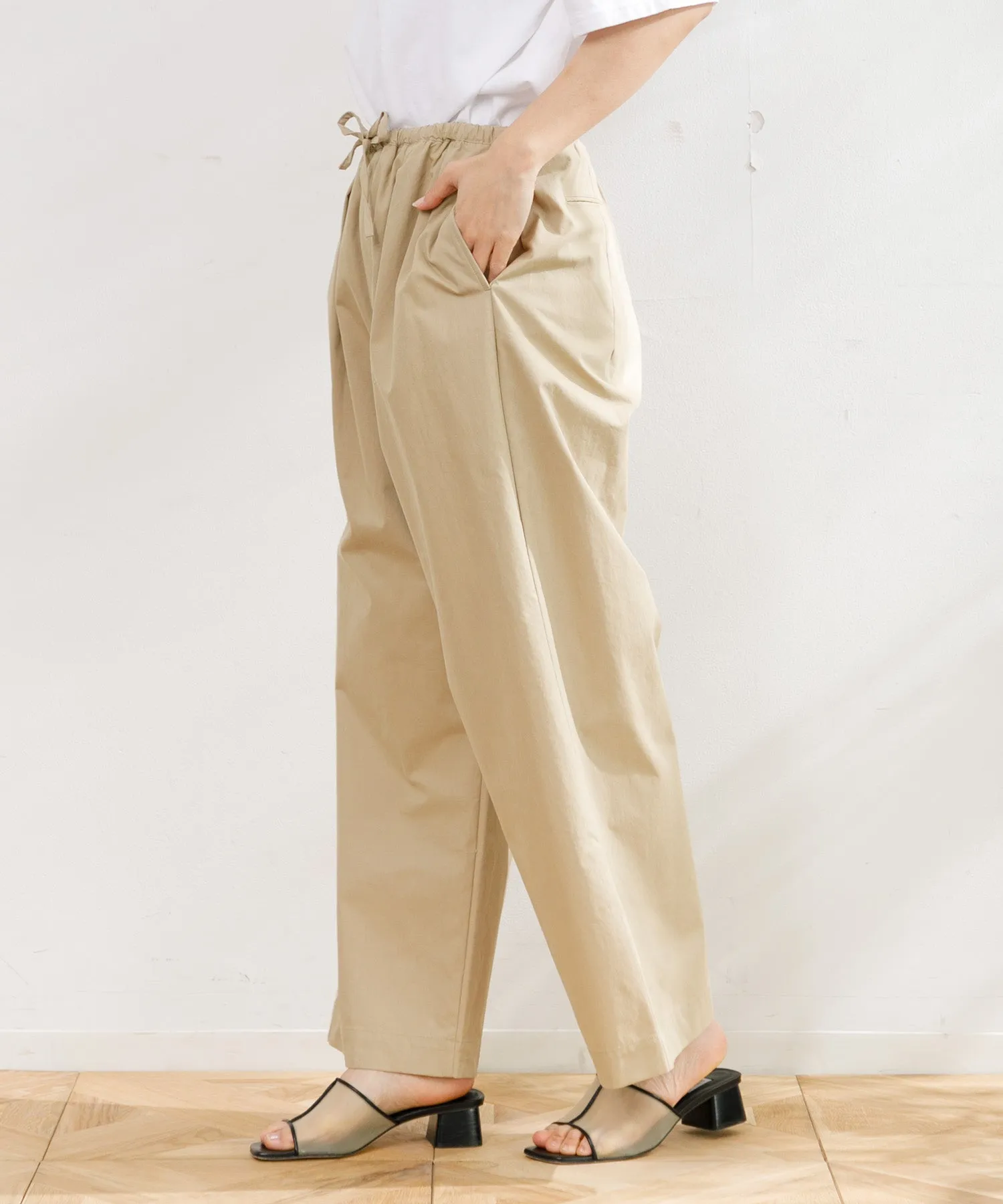 【WOMEN】ORCIVAL WIDE EASY PANTS