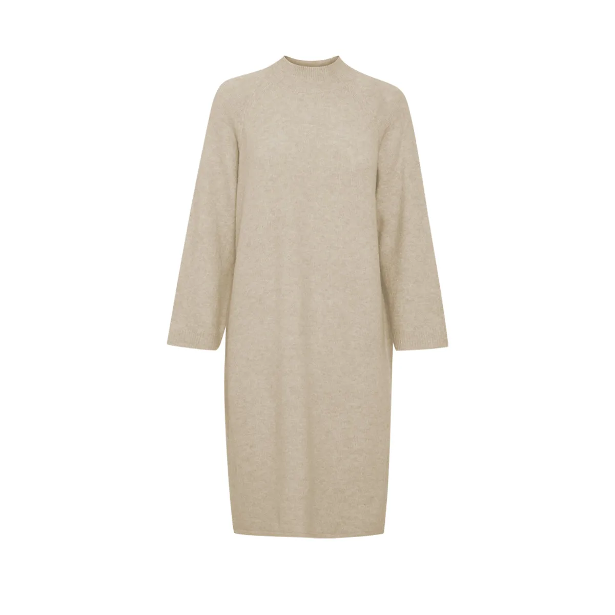 Womens Knee Long Knitted Sweater Dress